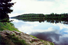 Rock on the Bank of Tura River