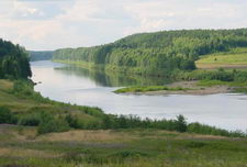 A bend of the Tura River